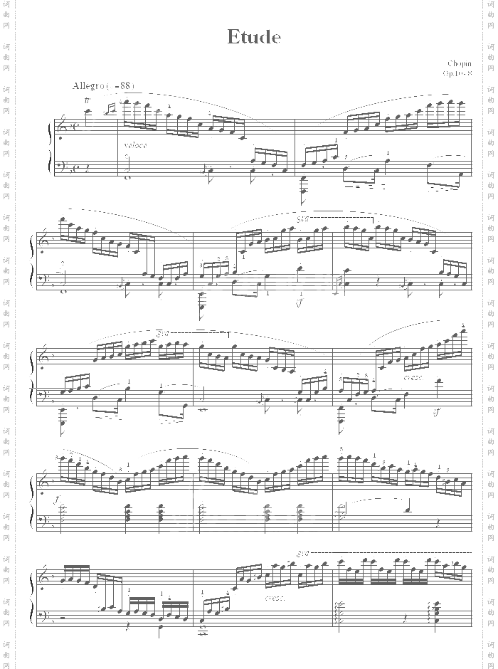 第八练习曲-EtudeOp.10-8