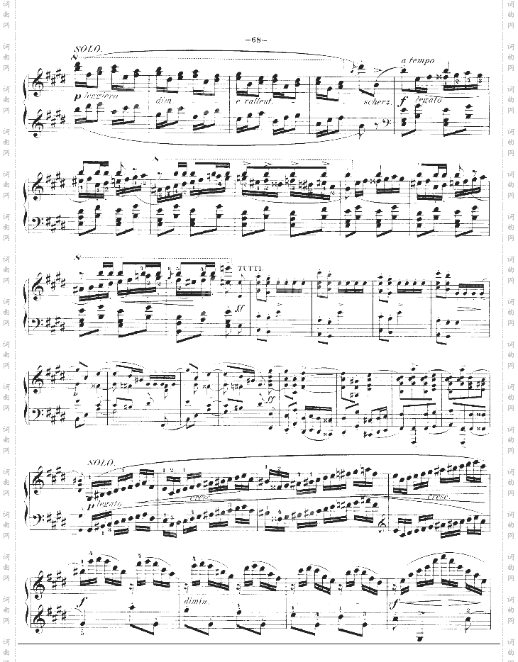 钢琴第一协奏曲op.11-3