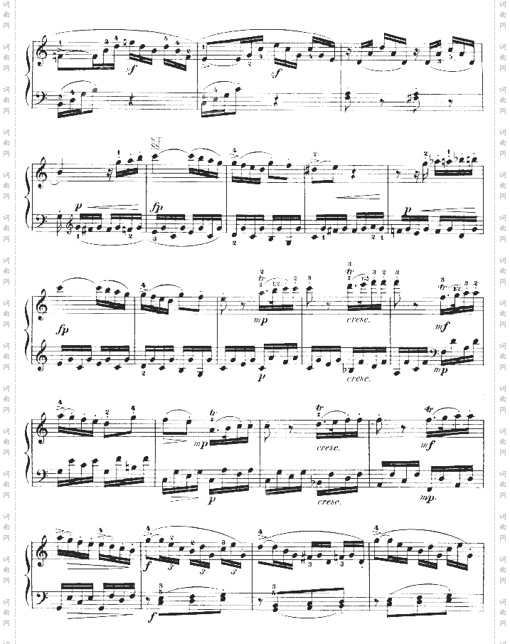 钢琴奏鸣曲kv330