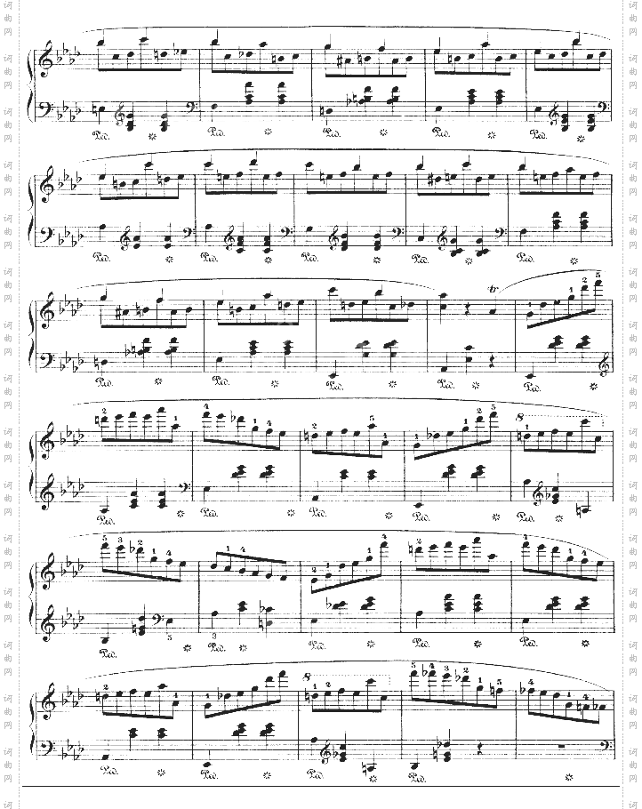 降A大调圆舞曲作品42