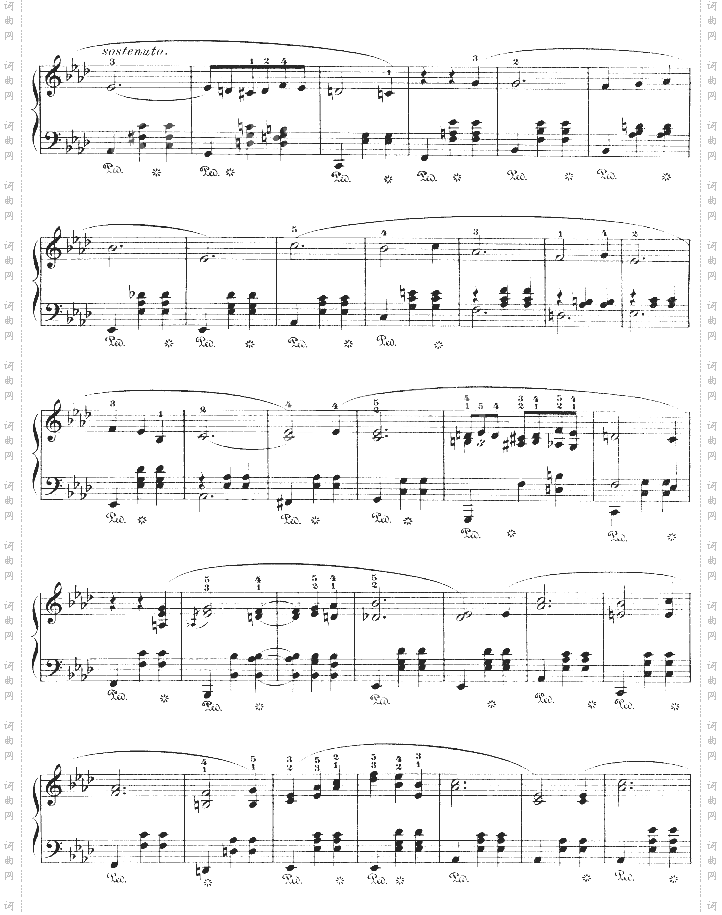 降A大调圆舞曲作品42