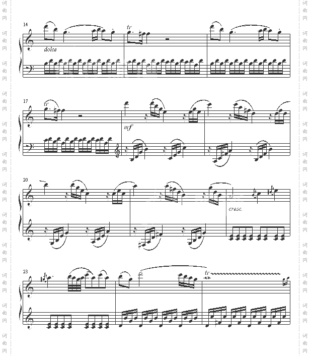 奏鸣曲SonatasK545