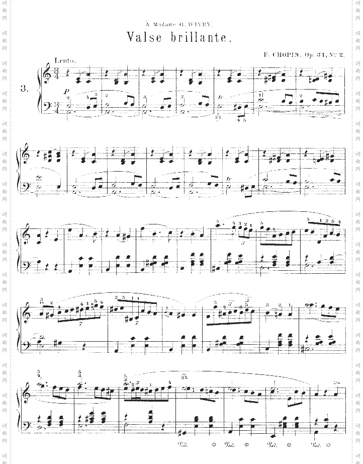 a小调圆舞曲作品34-2号