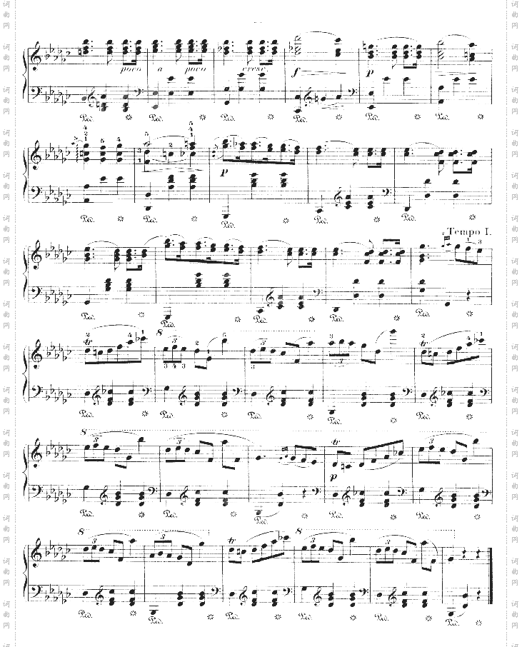 降G大调圆舞曲作品70NO.1
