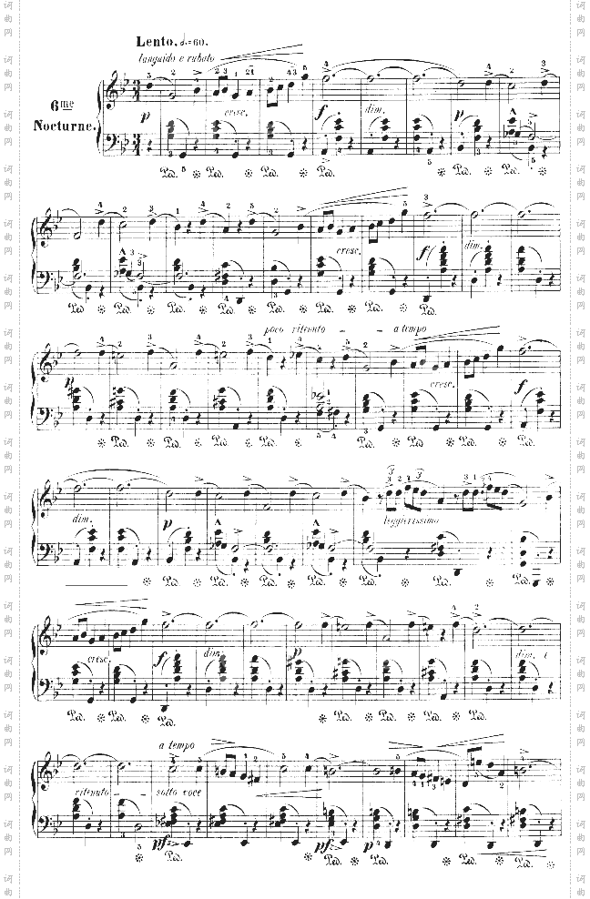 g小调夜曲作品15号-OP15-NO.3
