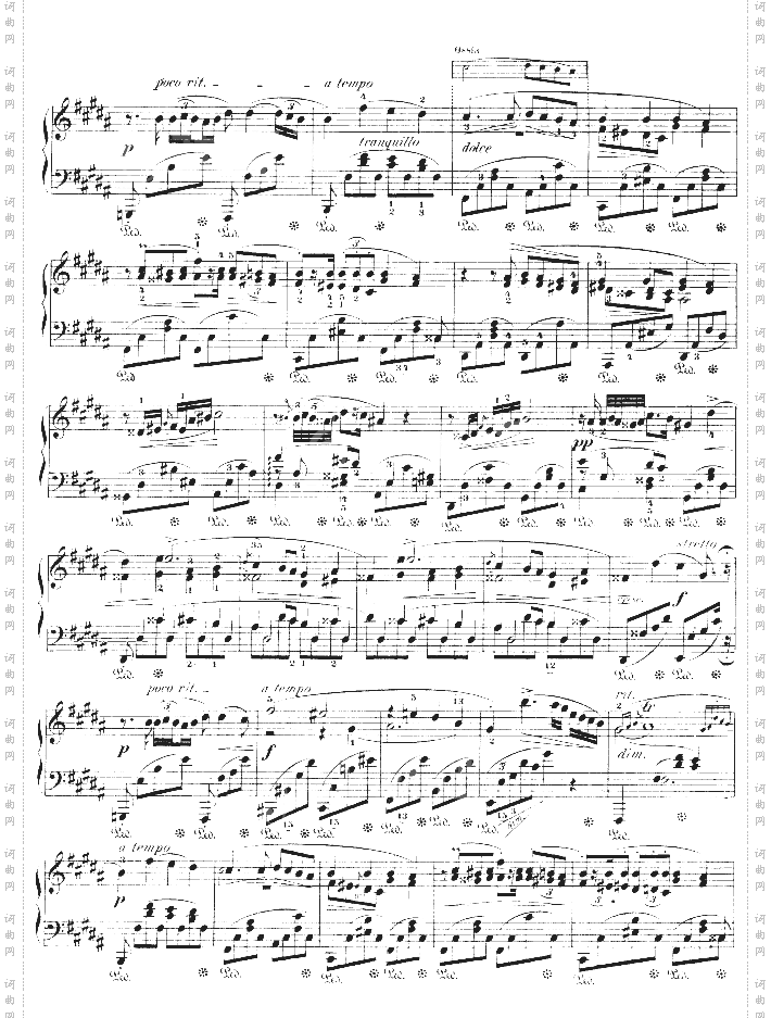 B大调夜曲作品32号-OP32NO.2