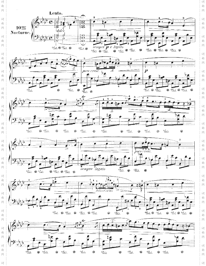 B大调夜曲作品32号-OP32NO.2