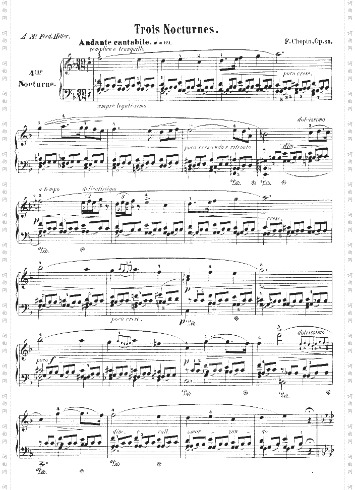 F大调夜曲作品15号-NocturneOp.15No.1