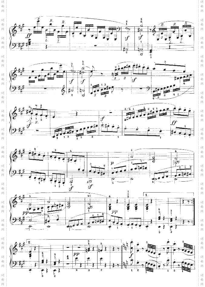 A大调第二钢琴奏鸣曲