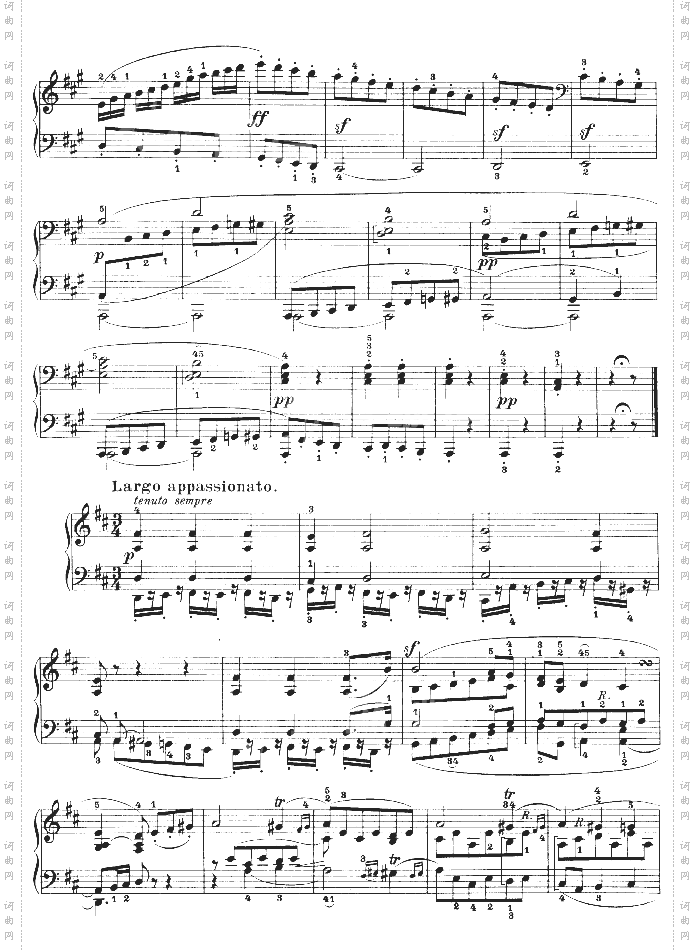 A大调第二钢琴奏鸣曲