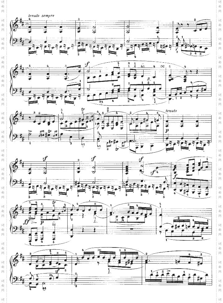 A大调第二钢琴奏鸣曲