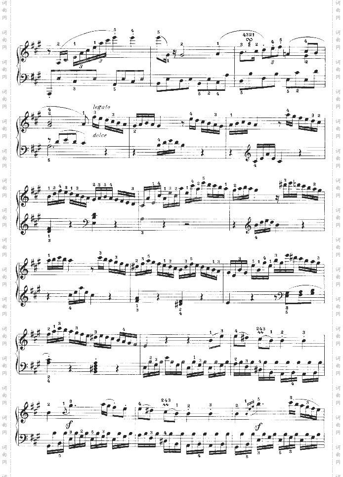 A大调第二钢琴奏鸣曲