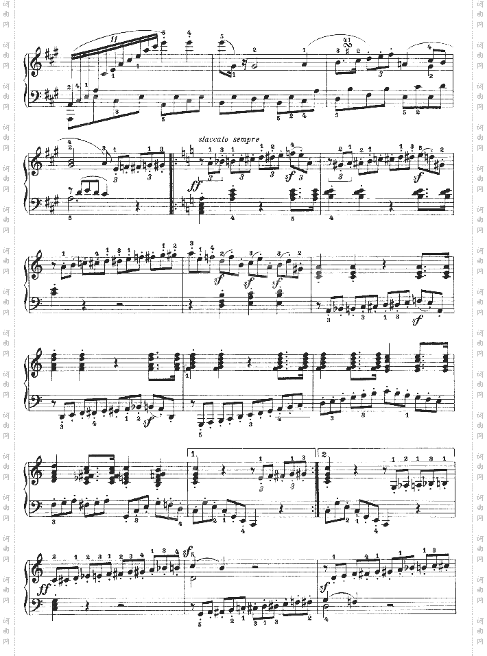 A大调第二钢琴奏鸣曲