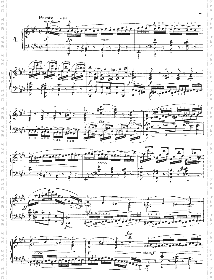 练习曲OP.10-No4