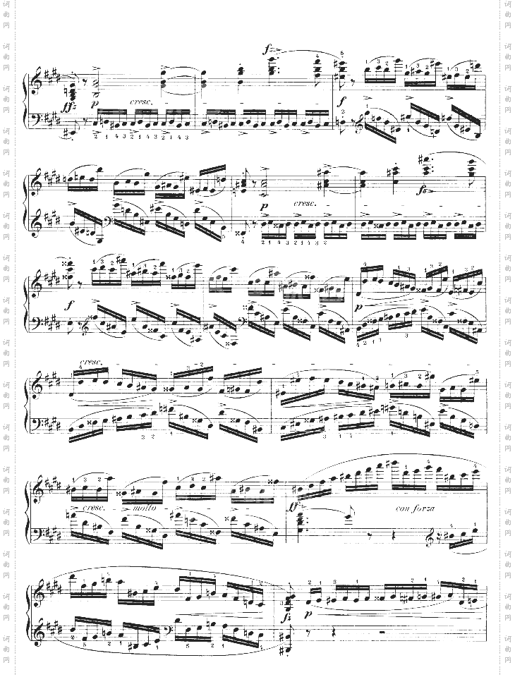 练习曲OP.10-No4