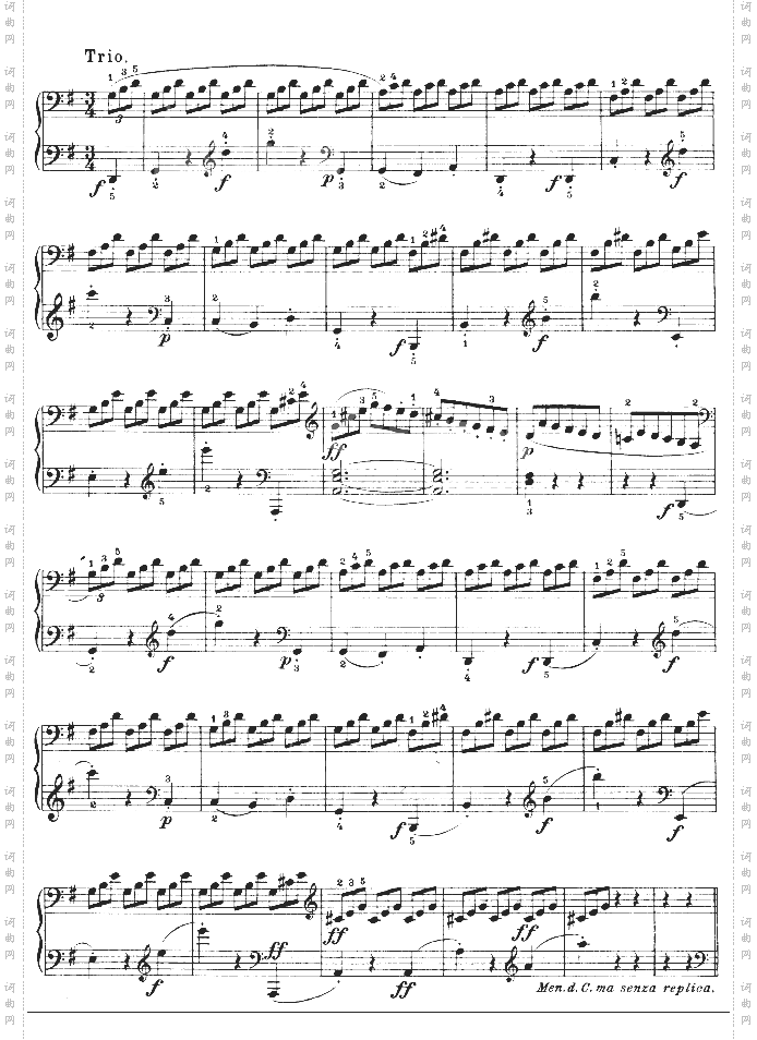 D大调第七钢琴奏鸣曲-Op.10No--3