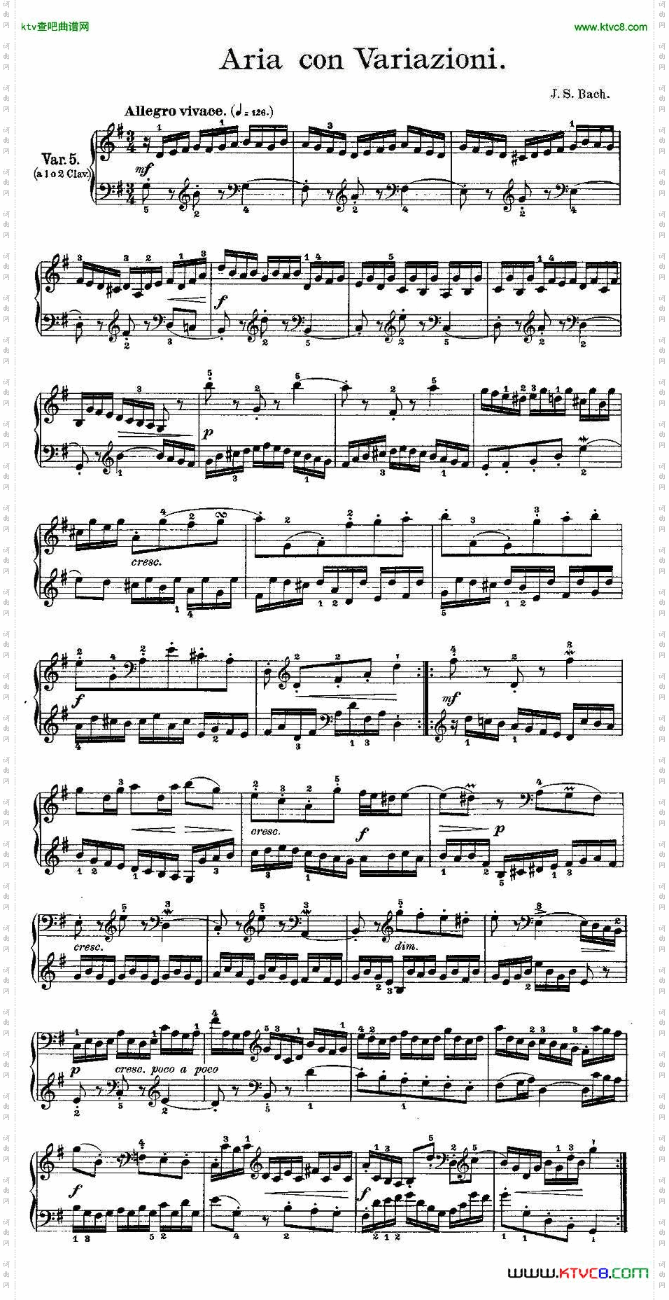 AriaconVariazioni之五