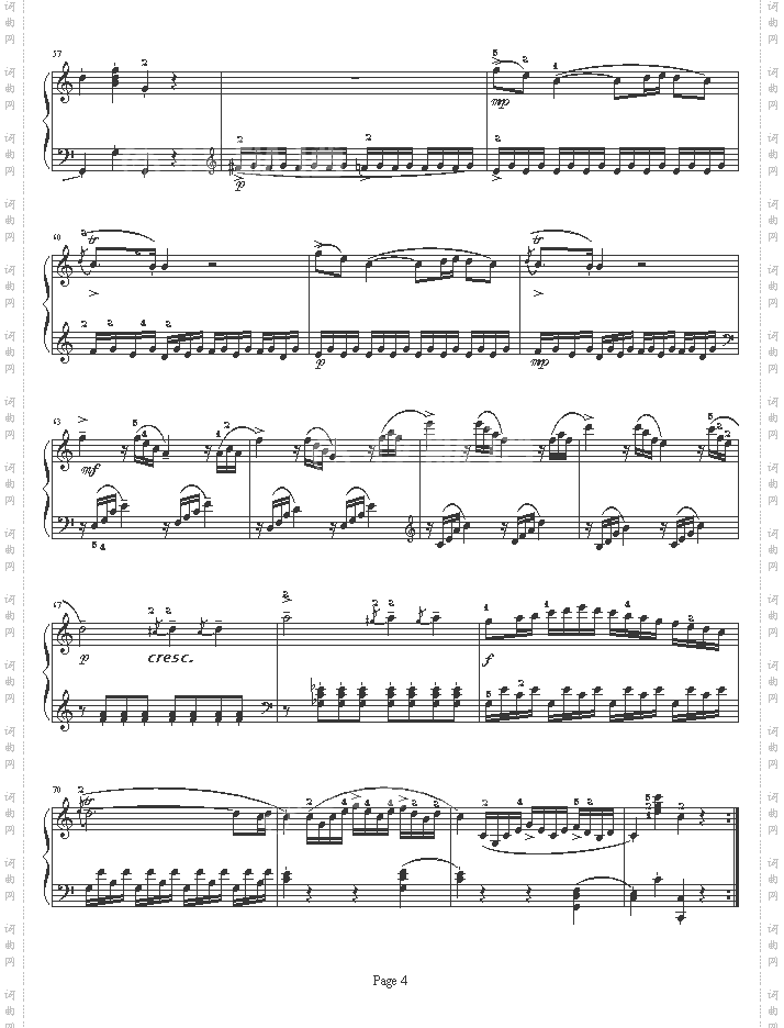 C大调第16钢琴奏鸣曲K.545第一乐章