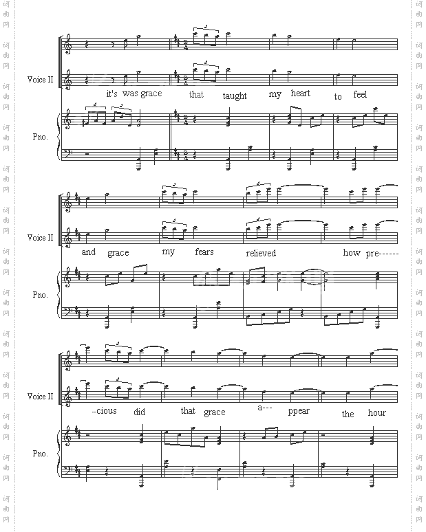 奇异恩典-修改版