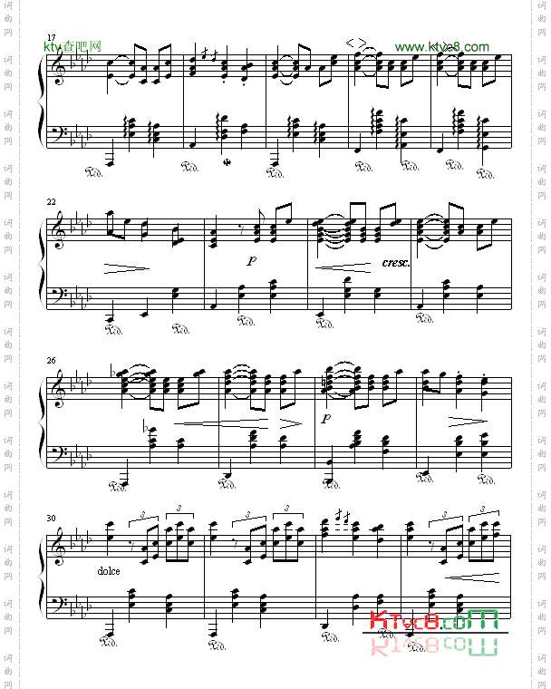 降A大调圆舞曲