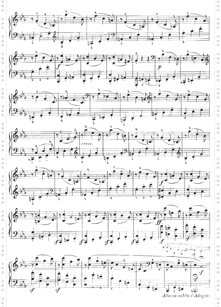 第十三钢琴奏鸣曲-Op.27No.1