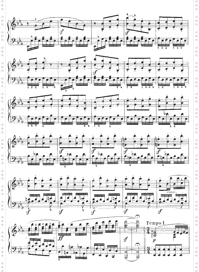 第十三钢琴奏鸣曲-Op.27No.1