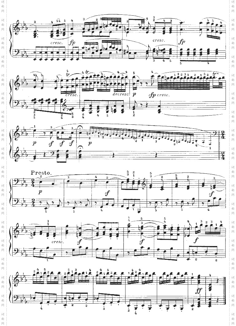 第十三钢琴奏鸣曲-Op.27No.1