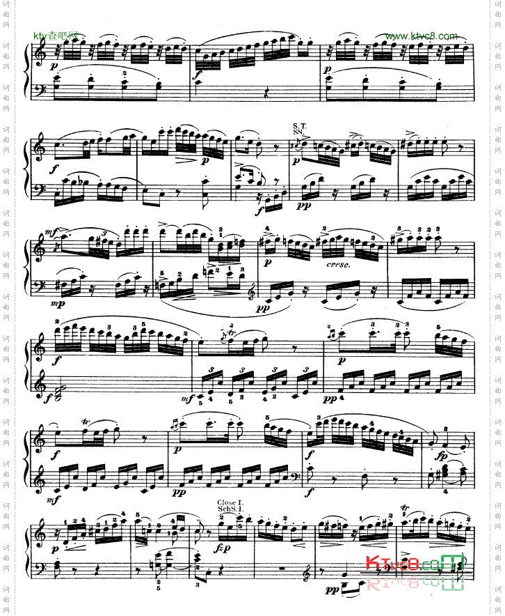 钢琴奏鸣曲kv330