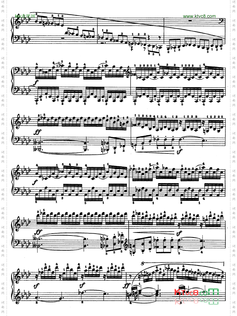 热情奏鸣曲-作品57号第二十三钢琴奏鸣曲