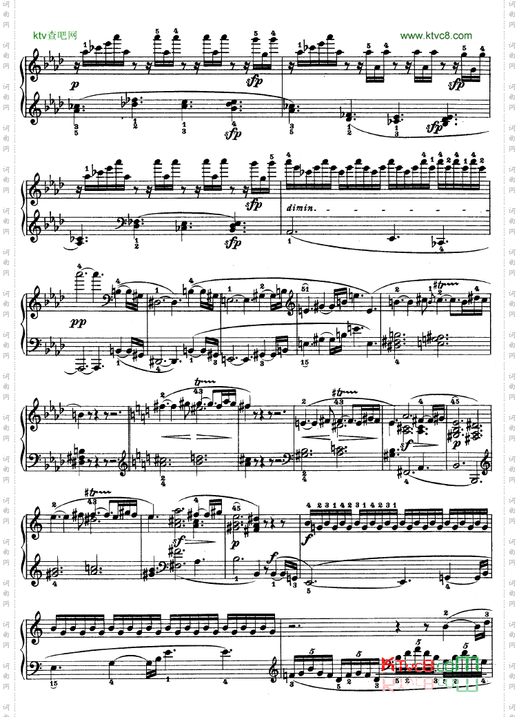 热情奏鸣曲-作品57号第二十三钢琴奏鸣曲