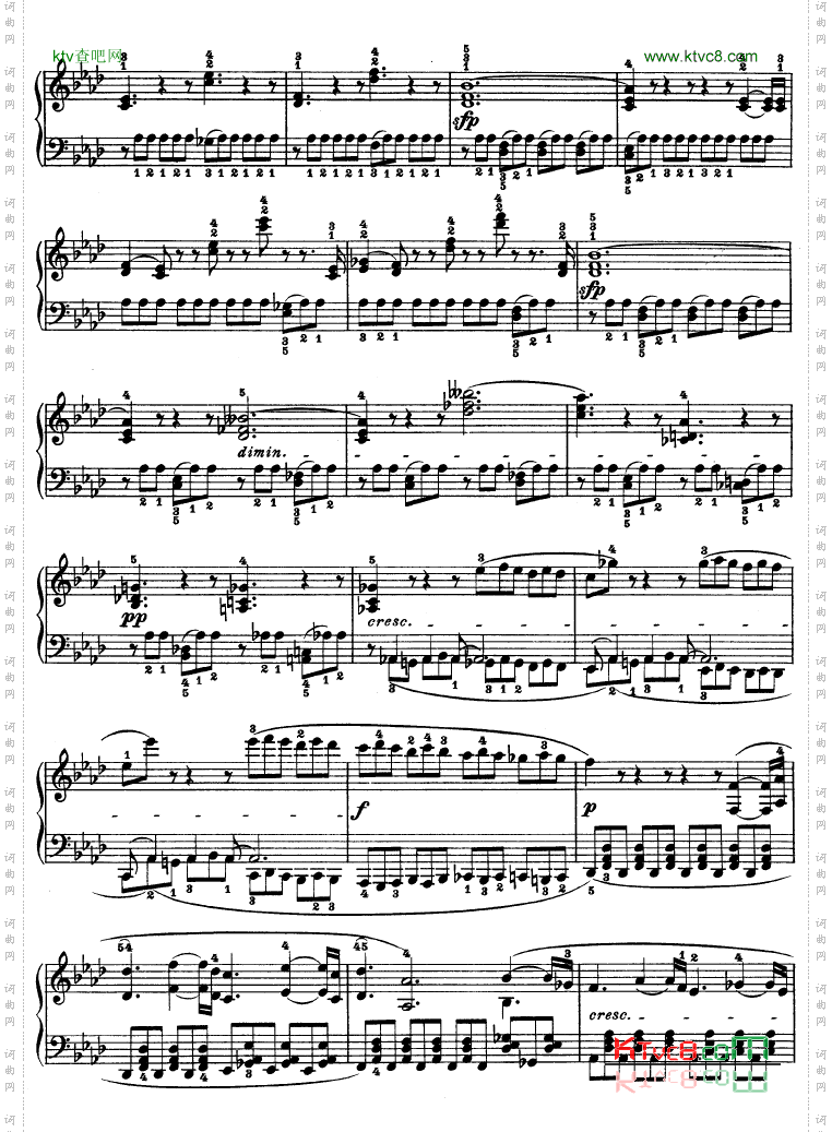 热情奏鸣曲-作品57号第二十三钢琴奏鸣曲