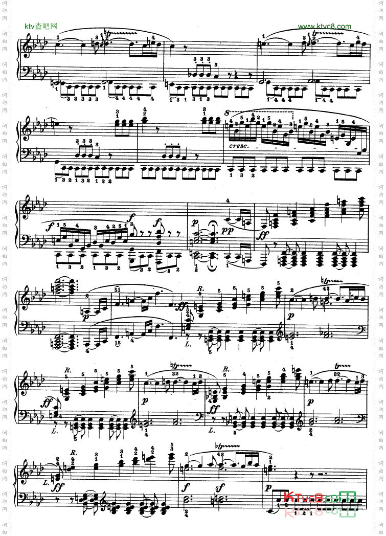 热情奏鸣曲-作品57号第二十三钢琴奏鸣曲