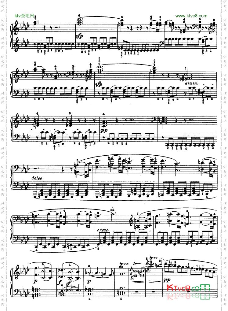 热情奏鸣曲-作品57号第二十三钢琴奏鸣曲