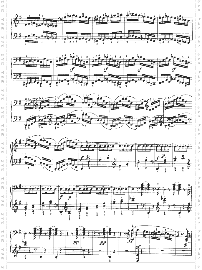 第十六钢琴奏鸣曲-Op.31No.1