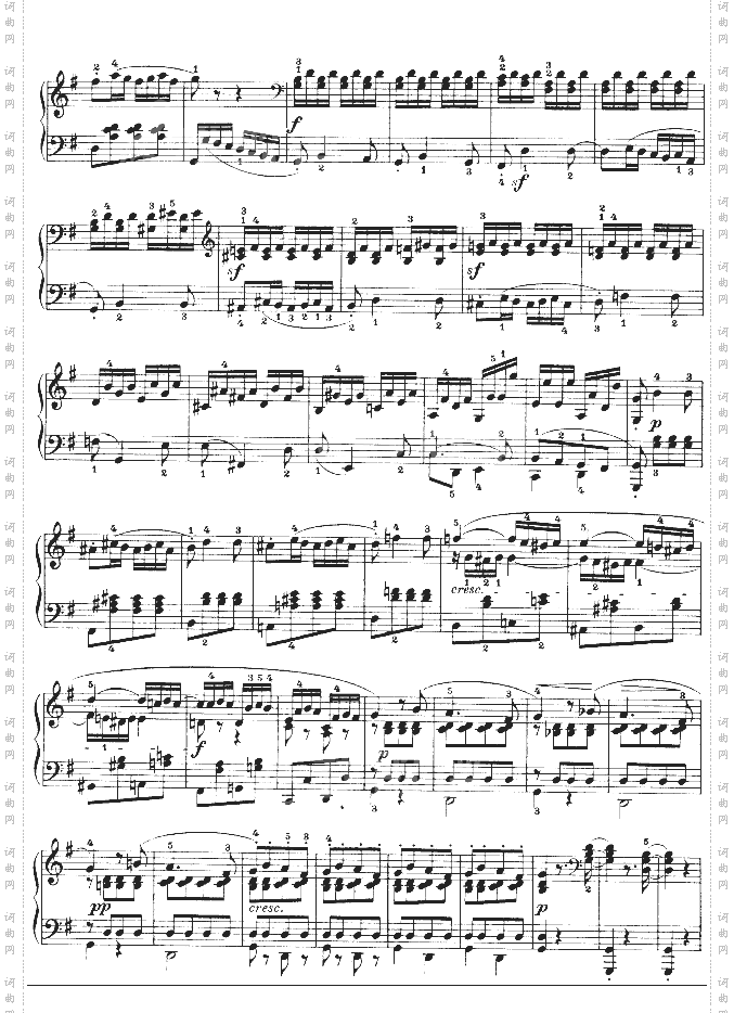 第十六钢琴奏鸣曲-Op.31No.1