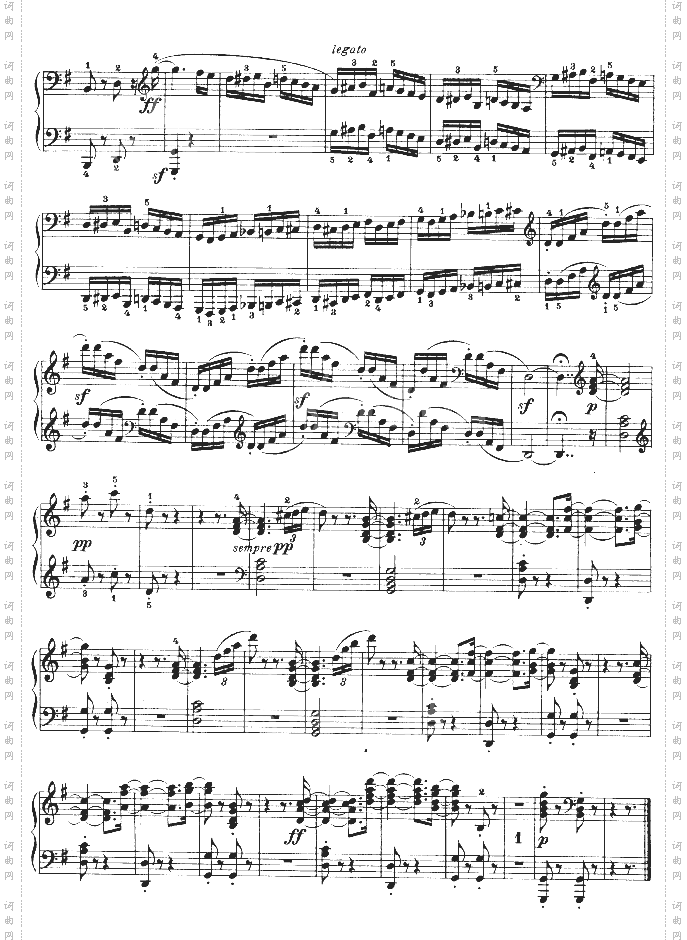 第十六钢琴奏鸣曲-Op.31No.1
