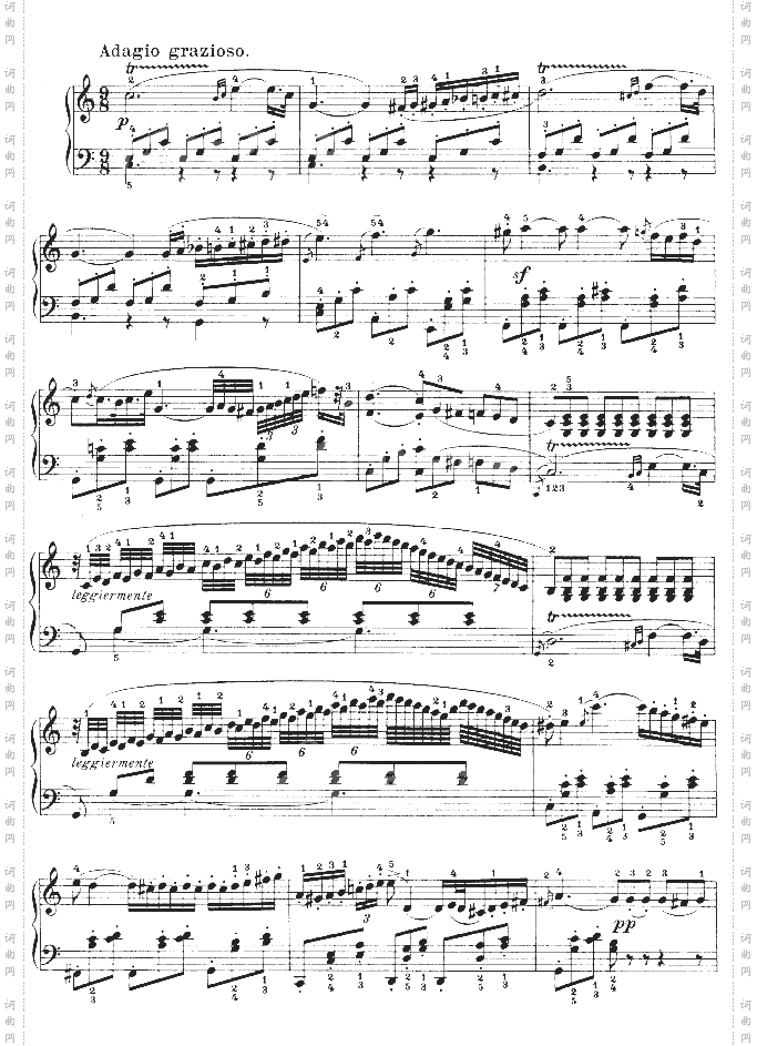 第十六钢琴奏鸣曲-Op.31No.1