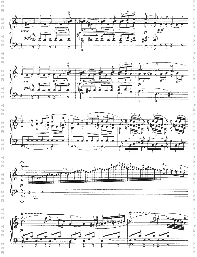 第十六钢琴奏鸣曲-Op.31No.1