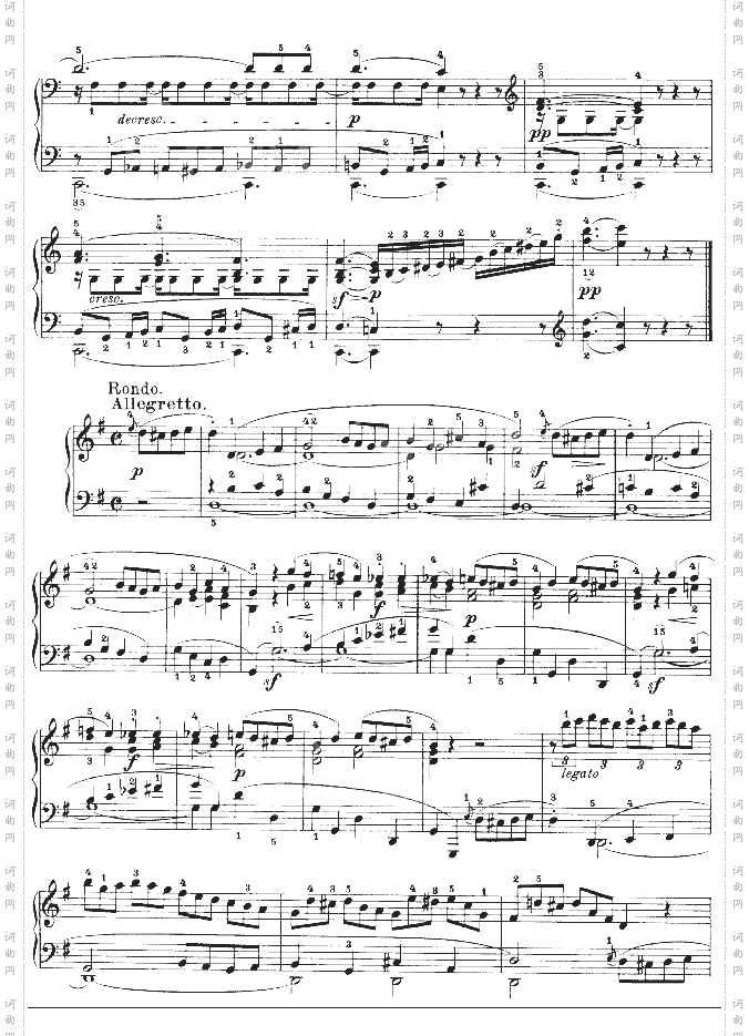 第十六钢琴奏鸣曲-Op.31No.1