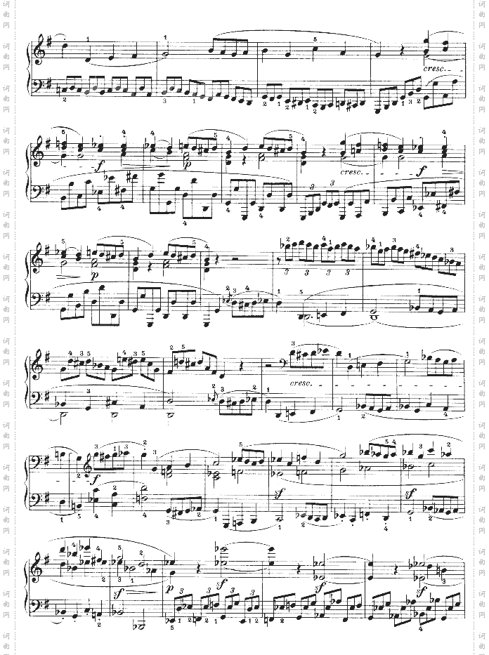 第十六钢琴奏鸣曲-Op.31No.1