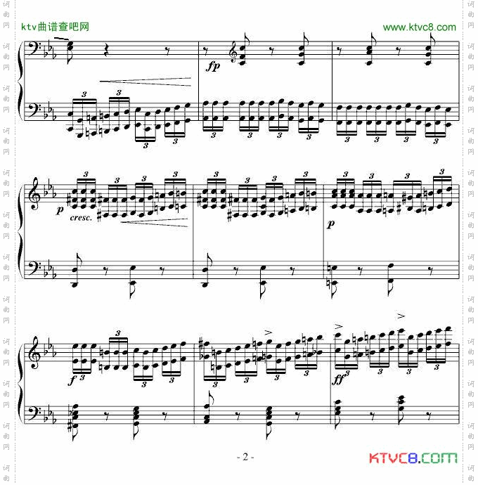 八度练习曲十级类技巧性练习曲