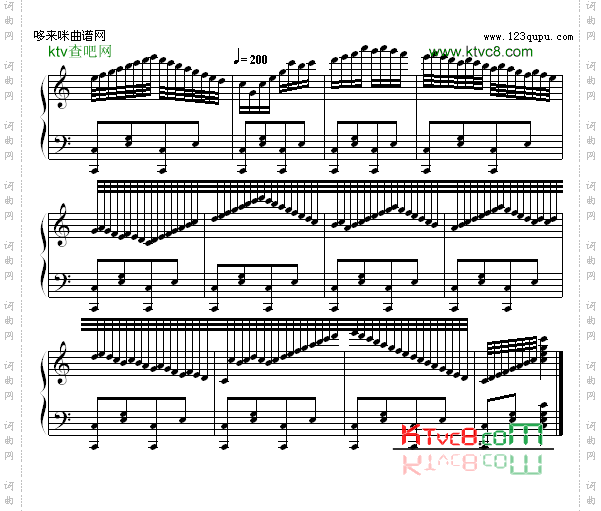 C小调练习曲-清代皇帝