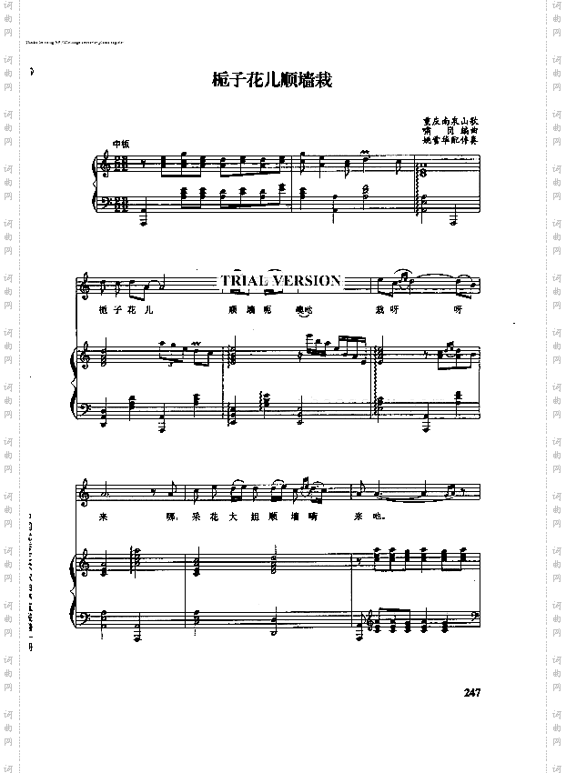 栀子花开顺墙栽