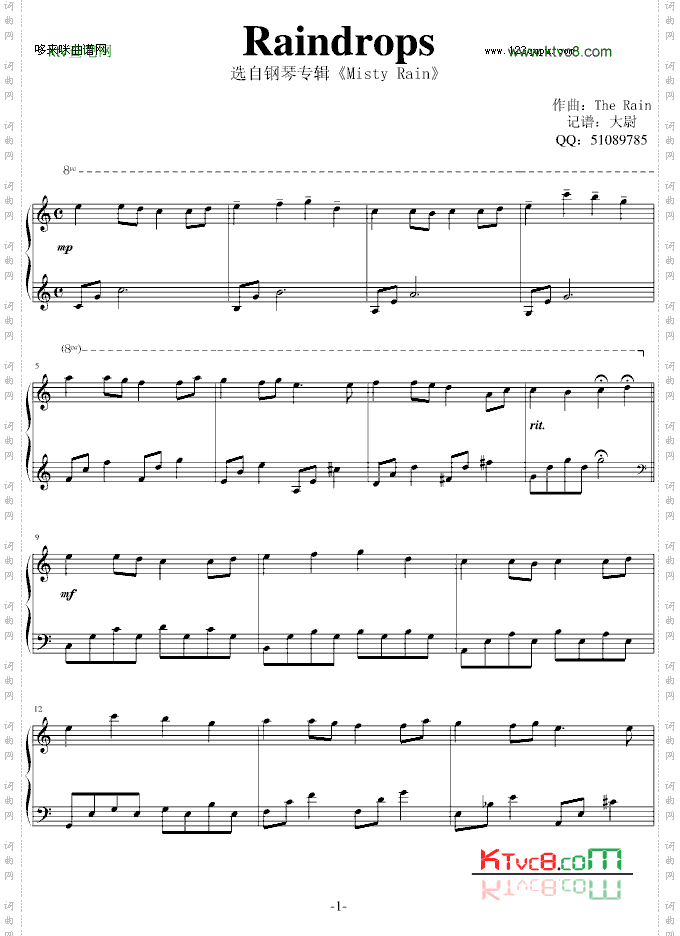 Raindrops-therain