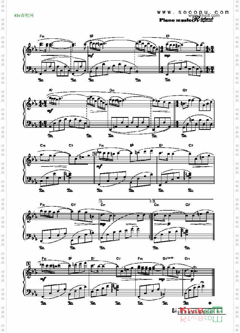 忧郁的时刻键盘类钢琴