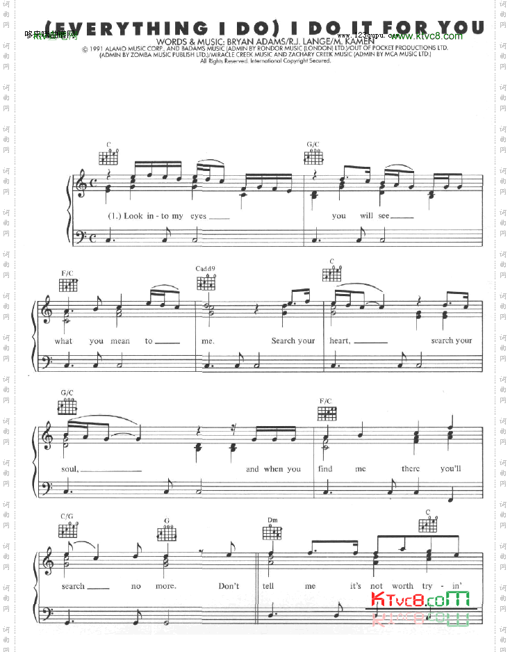 EverythingIDoDOItForYou_ 弹唱版-Bryan Adams