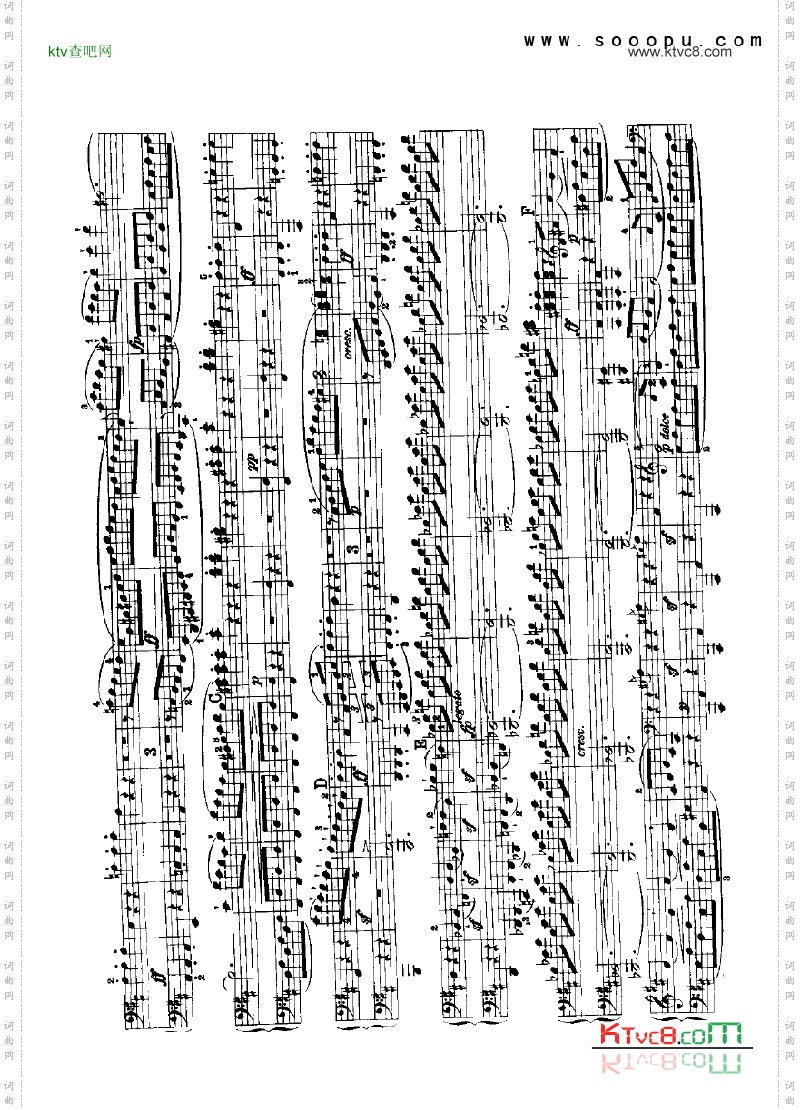 变奏曲2—四手联弹键盘类钢琴