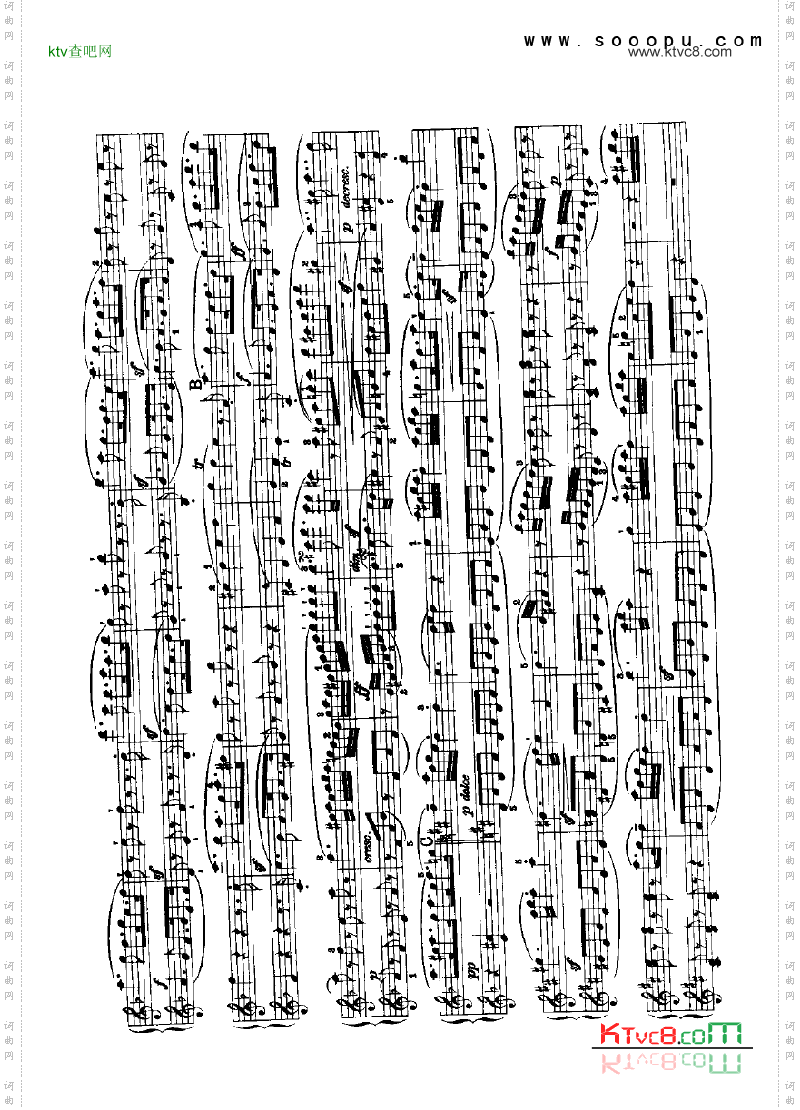 变奏曲2—四手联弹键盘类钢琴