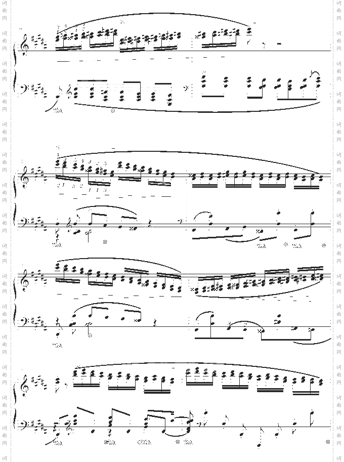 肖邦三度练习曲op.25no.6