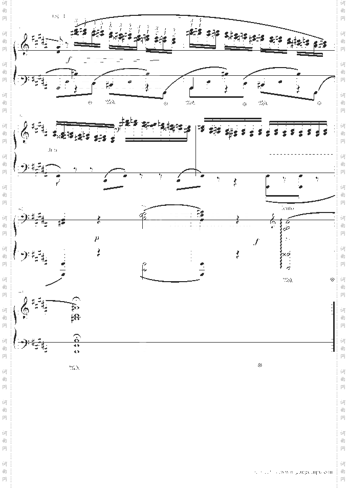 肖邦三度练习曲op.25no.6